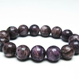 チャロアイト ブレスレット 15mm charoite bracelet チャロ石 ブレス メンズ レディース パワーストーン 天然石 一点物 メール便可 [M便 1/10] 111-32128