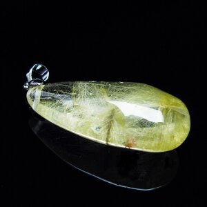 v`i`NH[c y_g j萅 y_ggbv rutilated quartz pendant  Y fB[X _ [։ [M 1/20] 112-10975