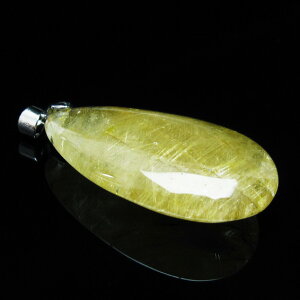 v`i`NH[c y_g rutilated quartz j萅 y_ggbv pendant  Y fB[X _ [։ [M 1/20] 112-10976