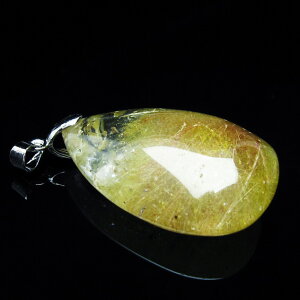 v`i`NH[c y_g j萅 y_ggbv rutilated quartz pendant  Y fB[X _ [։ [M 1/20] 112-10989