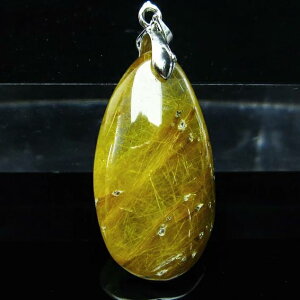 ^C`` y_g y_ggbv rutilelated quartz pendant `NH[c Y fB[X _ [։ [M 1/20] 112-11047