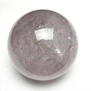 \お買い物マラソンPT5倍!/ アメジスト 丸玉 虹入り 63mm 台座付属 紫水晶 原石 アメシスト スフィア 置物 amethyst 一点物 151-5805