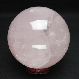 ミルキークォーツ 丸玉 74mm ピンク スフィア milky quartz 乳石英 原石 置物 乳白水晶 にゅう石英 パワーストーン 天然石 151-5958