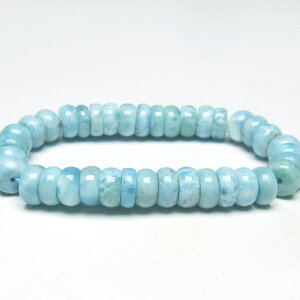 }[ uXbg 10mm larimar }[ u[yNgCg pectolite bracelet \[_]D _  111-34300