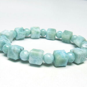 _}\ PT2{^ }[ uXbg 7mm u[yNgCg \[_]D larimar }[ pectolite yNgCg bracelet _  111-34366