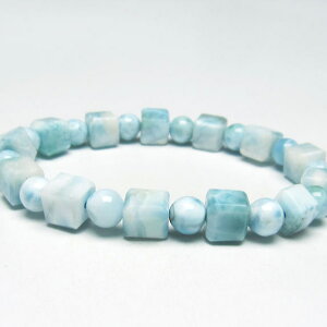 _}\ PT5{^ }[ uXbg 7mm larimar }[ u[yNgCg bracelet \[_]D pectolite _  111-34422
