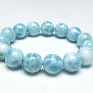 _}\ PT5{^ }[ uXbg 14mm }[ uX \[_]D yNgCg pectolite u[yNgCg larimar bracelet _  111-38071