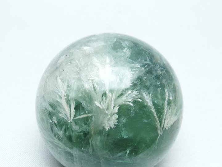 楽天市場】エンジェルフェザー フローライト 丸玉 52mm 台座付属 