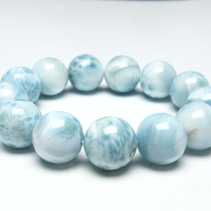 楽天市場】ラリマー ブレスレット 18mm ラリマール ブレス larimar  
