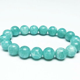 アマゾナイト ブレスレット 11mm amazonstone てんが石 アマゾンストーン ブレス bracelet アマゾンジェイド amazonite 一点物 メール便可 [M便 1/10] 111-32670