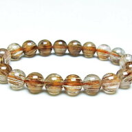ルチルクォーツ ブレスレット 10mm コッパールチル キャッツアイ ルチル ブレスレット bracelet ルチレイ…