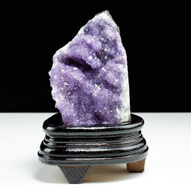 アメジスト 原石 アメジスト クラスター 花型 ウルグアイ産 amethyst アメシスト パワーストーン 天然石 ametista 台座付属 一点物 送料無料 182-6486