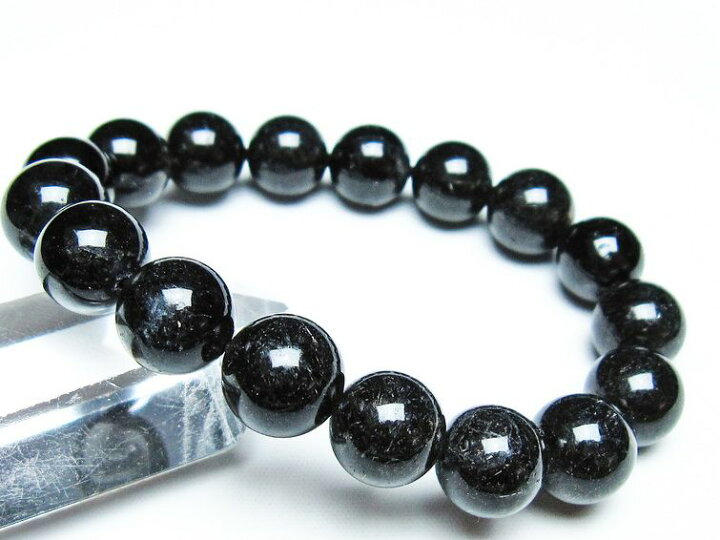 楽天市場】ブラックルチルクォーツ ブレスレット 12mm ブラック 