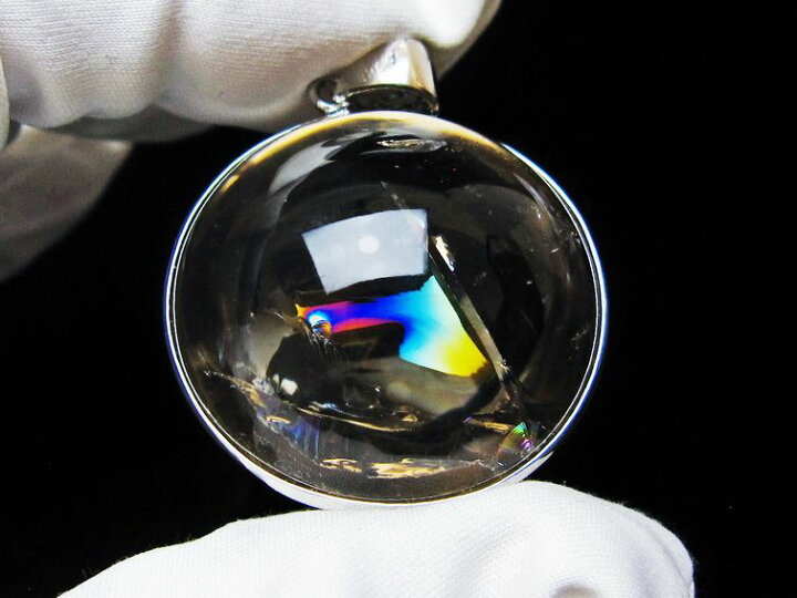 楽天市場】スモーキークォーツ ペンダント 虹入り 煙水晶 ペンダント 