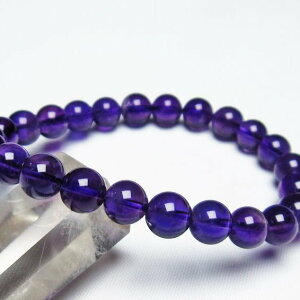 _P5{ő2,000~OFF^ AWXg uXbg 8mm AVXg uX amethyst bracelet _ [։ [M 1/10] 111-21600