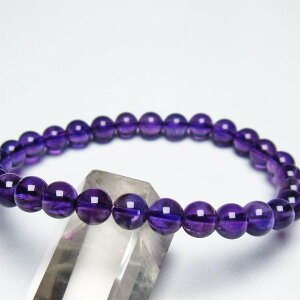 _P5{ő2,000~OFF^ AWXg uXbg 6mm AVXg uX amethyst bracelet _ [։ [M 1/10] 111-21656