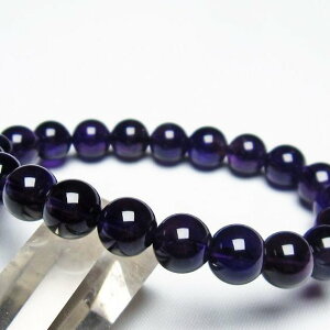_16܂Ń|Cg2{^ AWXg uXbg 9mm AVXg uX amethyst bracelet _ [։ [M 1/10] 111-21706
