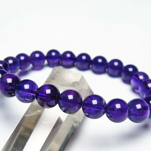 _P5{ő2,000~OFF^ AWXg uXbg 8mm AVXg uX amethyst bracelet _ [։ [M 1/10] 111-21760