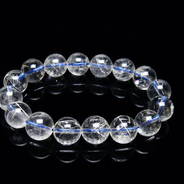 楽天市場】ホワイトガーデンファントムクォーツ ブレスレット 13mm 