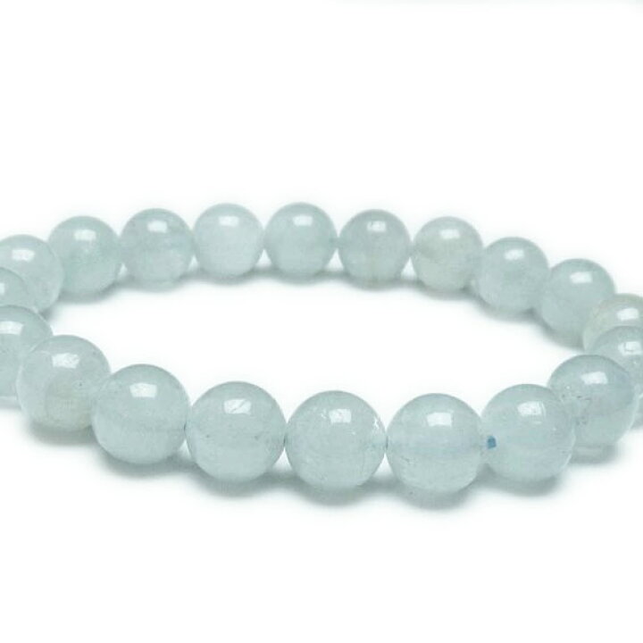 楽天市場】アクアマリン ブレスレット 10mm aqua marine ブレス 