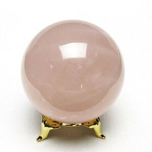 ���[�Y�N�H�[�c �ۋ� 48mm ����t�� �΂�Ήp rose quartz �X�t�B�A �s���N ��_�� 141-5700