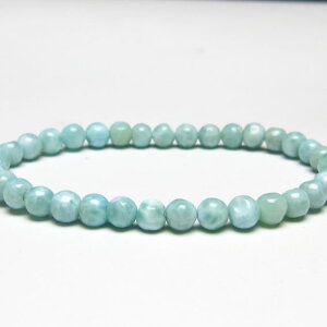 _}\ PT2{^ }[ uXbg 6mm }[ uX pectolite yNgCg larimar bracelet _ [։ [M 1/10] 111-45435