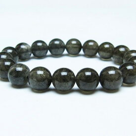 ブラックルチルクォーツ ブレスレット 12mm ブラックトルマリン ブレス トルマリンルチル トルマリネイテッドクォーツ 一点物 メール便可 [M便 1/10] 111-47036