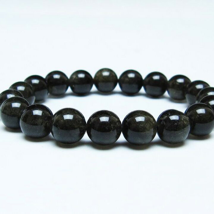 楽天市場】ブラックルチルクォーツ ブレスレット 10mm ブラック 