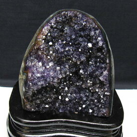 1.3Kg アメジスト クラスター ウルグアイ産 台座付属 アメシスト 原石 amethyst 紫 置物 浄化 開運 玄関 ametista 一点物 送料無料 182-7946
