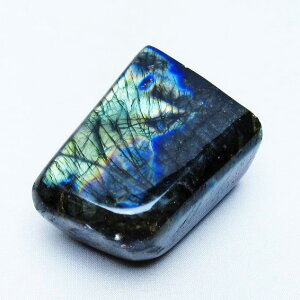 ラブラドライト 原石 磨き石 一点物 181-4276