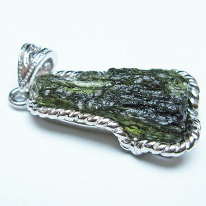 _P5{ő2,000~OFF^ _oCg y_g ΃y_g moldavite pendant VRKX _E y_ggbv Y fB[X _  199-416