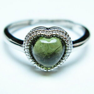 _oCg O _oCg w n[g t[TCY moldavite ring VRKX _E Y fB[X _ 13  199-454