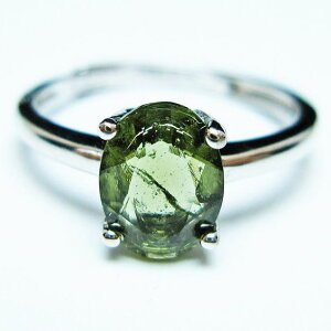 _oCg O _oCg w t[TCY moldavite ring VRKX _E Y fB[X _ 12  199-481