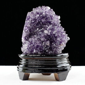 アメジスト 原石 ウルグアイ産 アメジスト クラスター 台座付属 送料無料 amethyst パワーストーン 天然石 ametista 一点物 182-8832