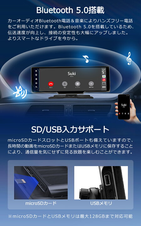 楽天市場】ディスプレイオーディオ 10.26インチ 8コア 4＋64GB ROM 