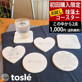 抗菌試験済 1000円 送料無料 ポッキリ 北海道 稚内 珪藻土 コースター トスレ 選べる プレーン ハワイアン 2枚組 メール便 千円 限定 お試し 極上 逸品 調湿 脱臭 使い方 色々 冷蔵庫 引き出し 脱臭 ペア 吸水 おしゃれ シンプル セット おためし 雑貨 日本製
