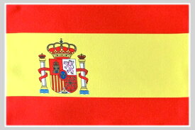 TOSPA 世界の国旗 ミニタオル ハンドタオル スペイン国旗柄（素早い吸水 速乾のマイクロファイバー生地）ミニメガネ拭き スマホ タブレット レンズクリーナークロス