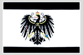 TOSPA 世界の国旗 ミニタオル ハンドタオル プロイセン国旗柄（素早い吸水 速乾のマイクロファイバー生地）ミニメガネ拭き スマホ タブレット レンズクリーナークロス