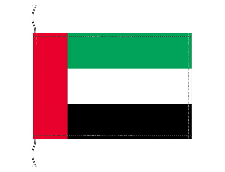 楽天市場 アラブ首長国連邦 Uae 国旗 卓上旗 旗サイズ16 24cm テトロントロマット製 日本製 世界の国旗シリーズ トスパ世界の国旗 販売ショップ