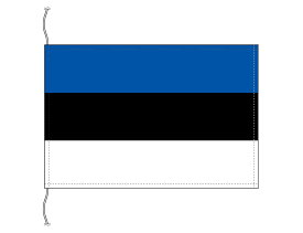 エストニア 国旗 卓上旗[旗サイズ：16×24cm アクリル生地]
