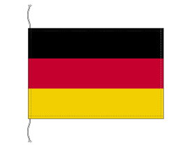 TOSPA ドイツ 国旗 卓上旗 旗サイズ16×24cm テトロントロマット製 日本製 世界の国旗シリーズ