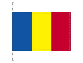 TOSPA ルーマニア 国旗 卓上旗 旗サイズ16×24cm テトロントロマット製 日本製 世界の国旗シリーズ