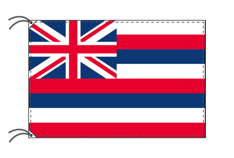 ハワイ州旗[アメリカ合衆国の州旗・90×135ｃｍ・高級テトロン製] | トスパ世界の国旗販売ショップ
