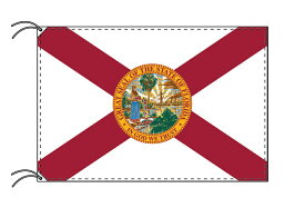 TOSPA フロリダ州旗[アメリカ合衆国の州旗 120×180cm 高級テトロン製]
