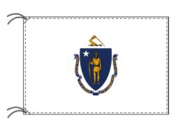 TOSPA マサチューセッツ州旗[アメリカ合衆国の州旗 90×135cm 高級テトロン製]