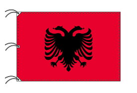 TOSPA アルバニア 国旗 200×300cm テトロン製 日本製 世界の国旗シリーズ