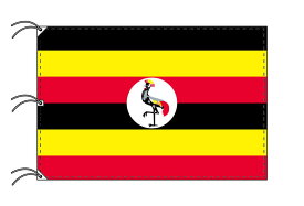TOSPA ウガンダ 国旗 200×300cm テトロン製 日本製 世界の国旗シリーズ
