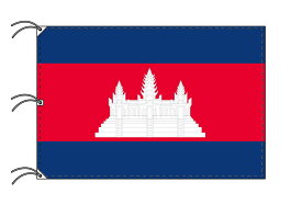 TOSPA カンボジア 国旗 200×300cm テトロン製 日本製 世界の国旗シリーズ