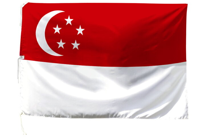 楽天市場 シンガポール 国旗 0 300cm テトロン製 日本製 世界の国旗シリーズ トスパ世界の国旗販売ショップ