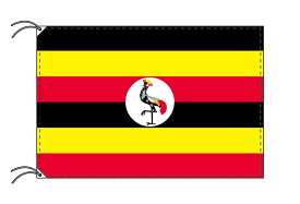 TOSPA ウガンダ 国旗 90×135cm テトロン製 日本製 世界の国旗シリーズ